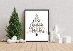 Božićni poster - Our first Christmas as Mr. & Mrs.