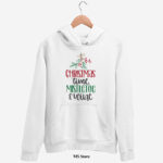 Christmas time mistletoe wine