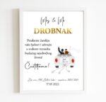 Personalizirani poster - Uspomena na vjenčanje