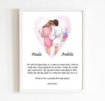 Personalizirani poster - Uspomena od mlade za kumu