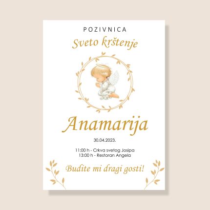 Pozivnica za krstenje