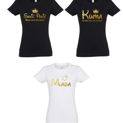 Mlada i kuma Disney font majice