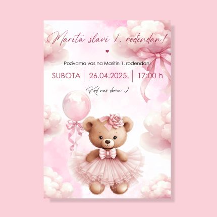 Pozivnica medo curica