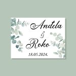 PVC vjenčanja zelenilo