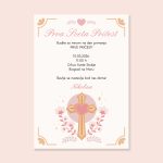 Pozivnica pričest križ