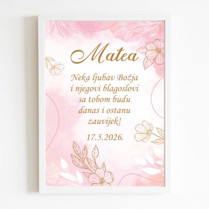 Poster pričest rozo